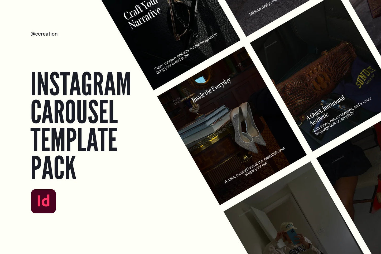 Instagram Carousel Adobe InDesign Template Bundle – All Collections (Complete Carousel Pack) ccreation.store