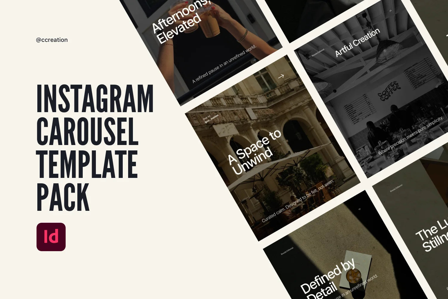 Instagram Carousel Adobe InDesign Template Bundle – All Collections (Complete Carousel Pack) ccreation.store