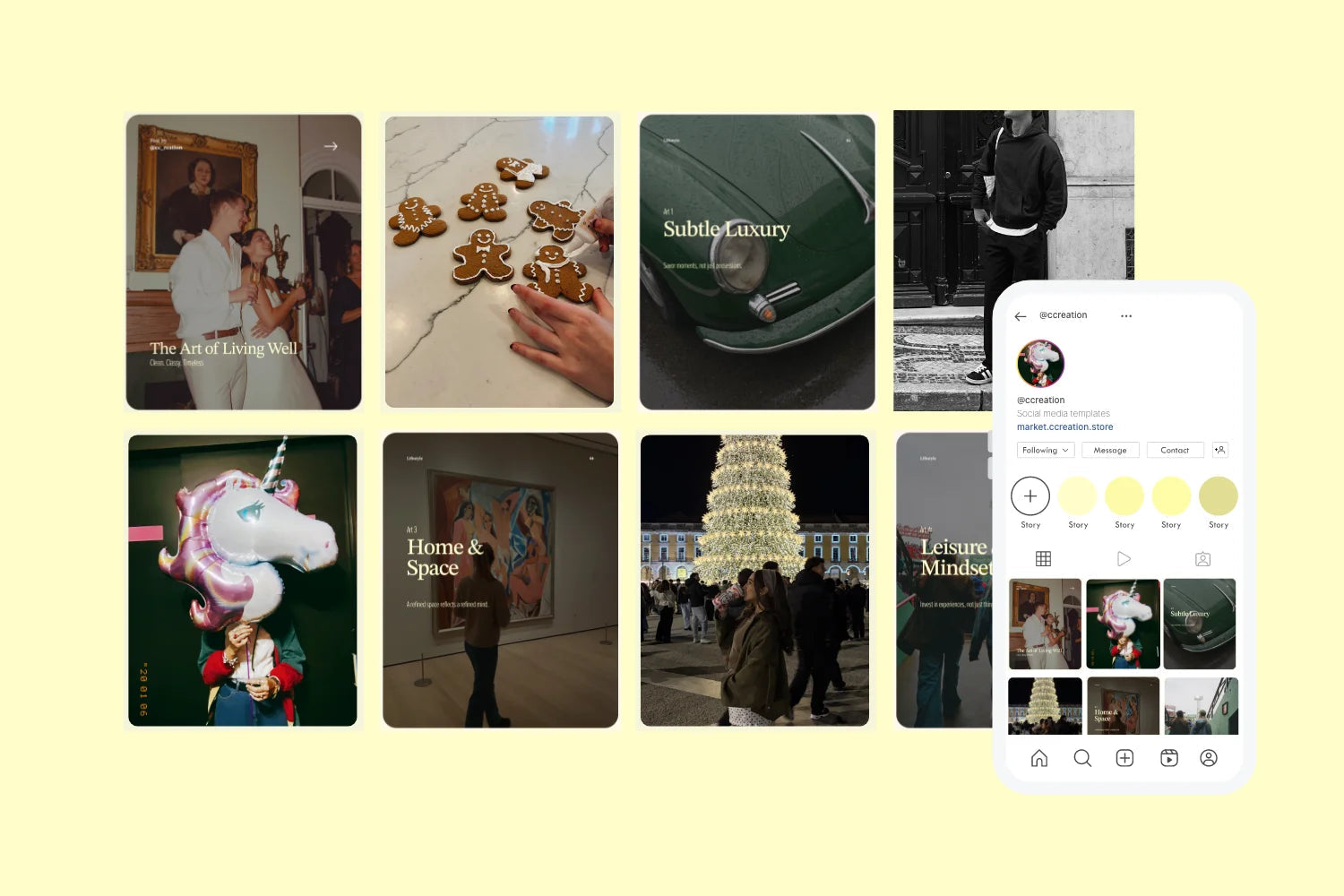 Instagram Carousel Adobe Photoshop Template Bundle – All Collections (Complete Carousel Pack) ccreation.store