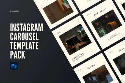 Instagram Carousel Adobe Photoshop Template Bundle – All Collections (Complete Carousel Pack) ccreation.store