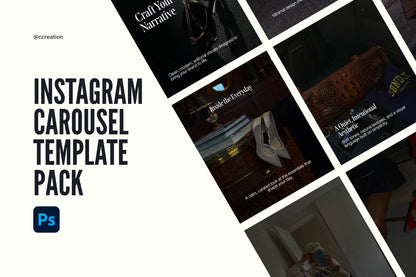Instagram Carousel Adobe Photoshop Template Bundle – All Collections (Complete Carousel Pack) ccreation.store