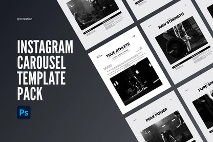 Instagram Carousel Adobe Photoshop Template Bundle – All Collections (Complete Carousel Pack) ccreation.store