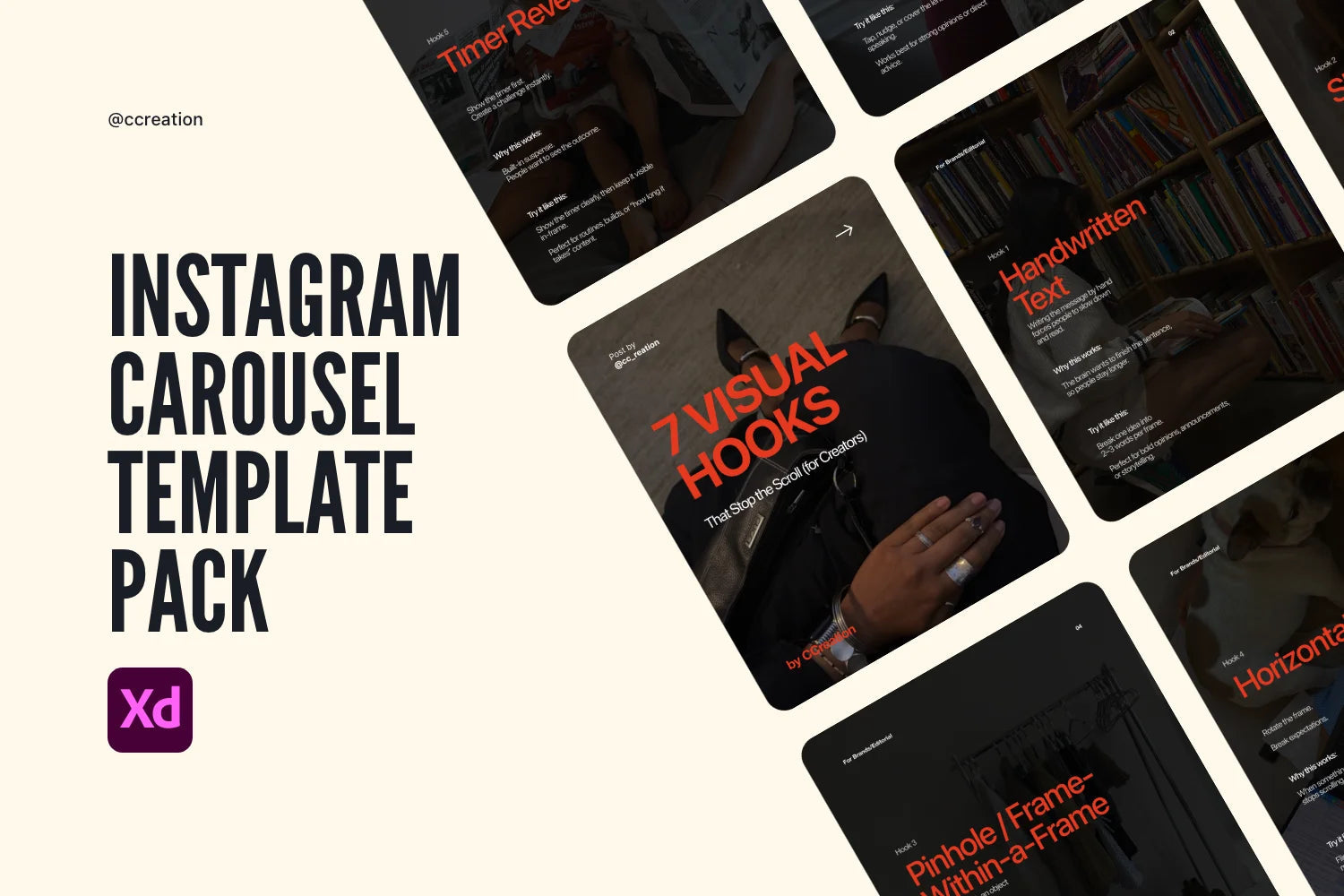 Instagram Carousel Adobe XD Template Bundle – All Collections (Complete Carousel Pack) ccreation.store