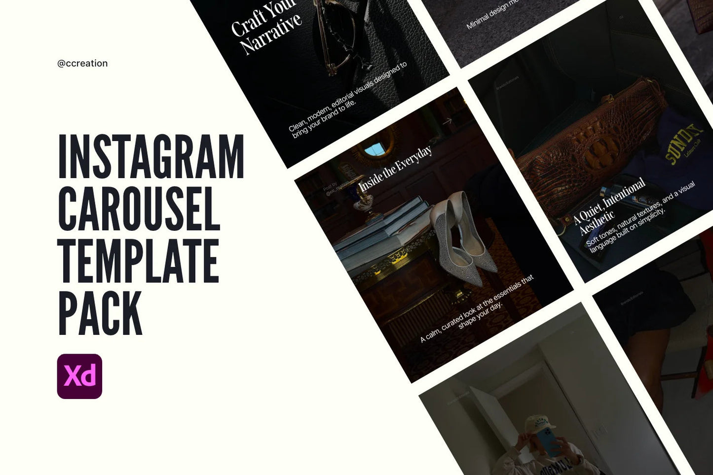 Instagram Carousel Adobe XD Template Bundle – All Collections (Complete Carousel Pack) ccreation.store
