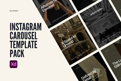 Instagram Carousel Adobe XD Template Bundle – All Collections (Complete Carousel Pack) ccreation.store
