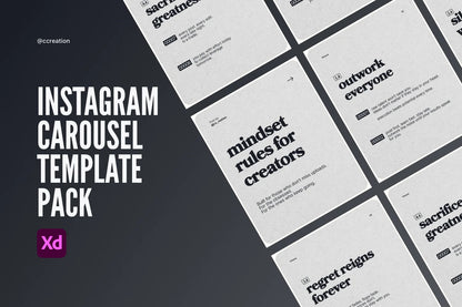 Instagram Carousel Adobe XD Template Bundle – All Collections (Complete Carousel Pack) ccreation.store
