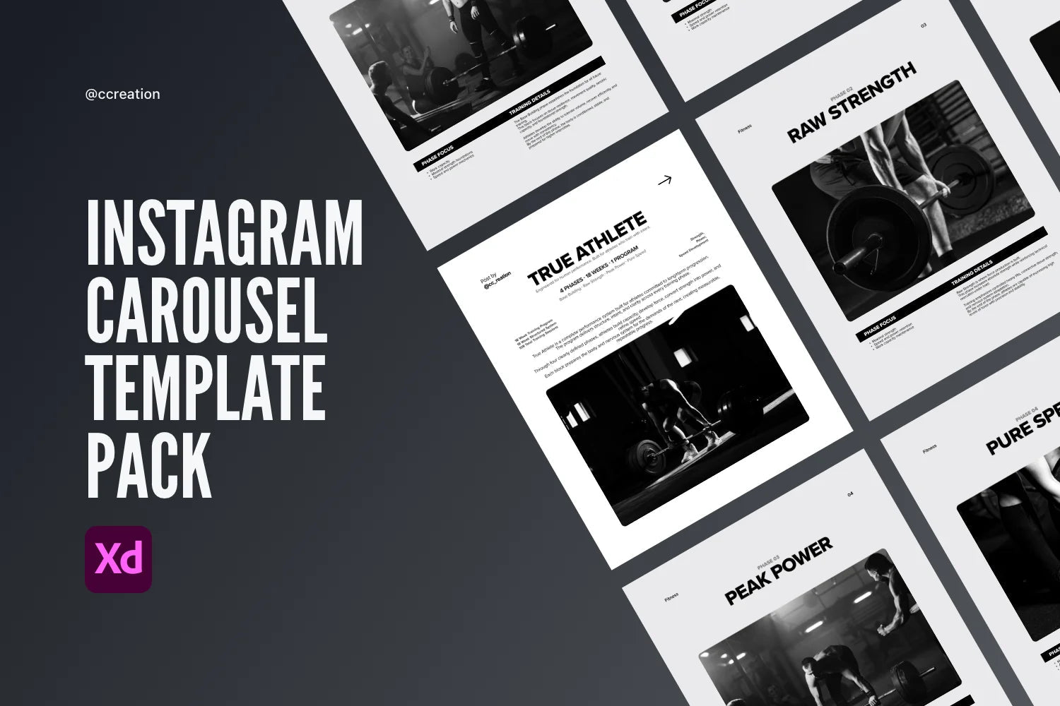 Instagram Carousel Adobe XD Template Bundle – All Collections (Complete Carousel Pack) ccreation.store