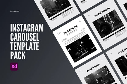 Instagram Carousel Adobe XD Template Bundle – All Collections (Complete Carousel Pack) ccreation.store