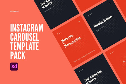 Instagram Carousel Adobe XD Template Bundle – All Collections (Complete Carousel Pack) ccreation.store