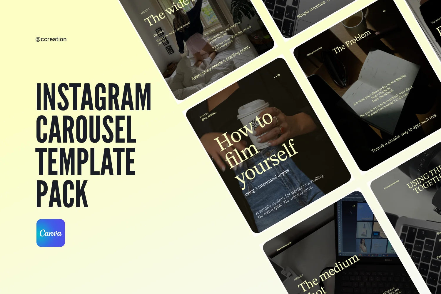 Instagram Carousel Canva Template Bundle – All Collections (Complete Carousel Pack) ccreation.store