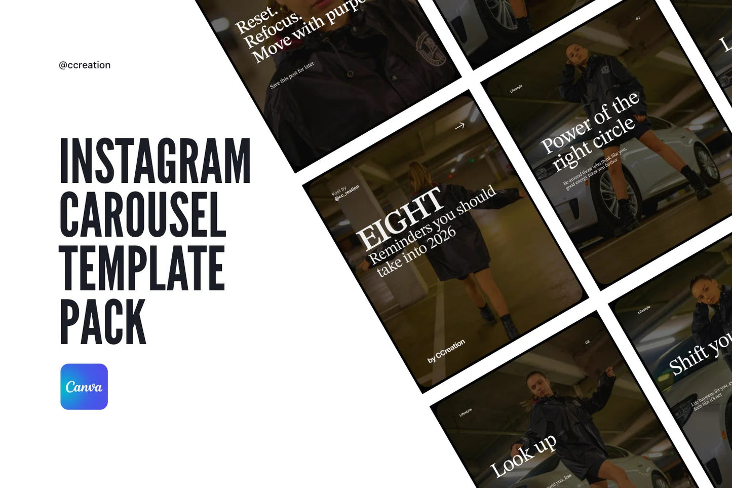 Instagram Carousel Canva Template Bundle – All Collections (Complete Carousel Pack) ccreation.store