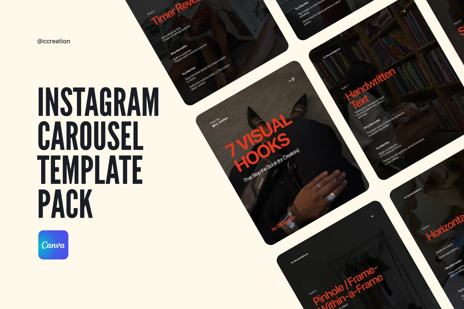 Instagram Carousel Canva Template Bundle – All Collections (Complete Carousel Pack) ccreation.store