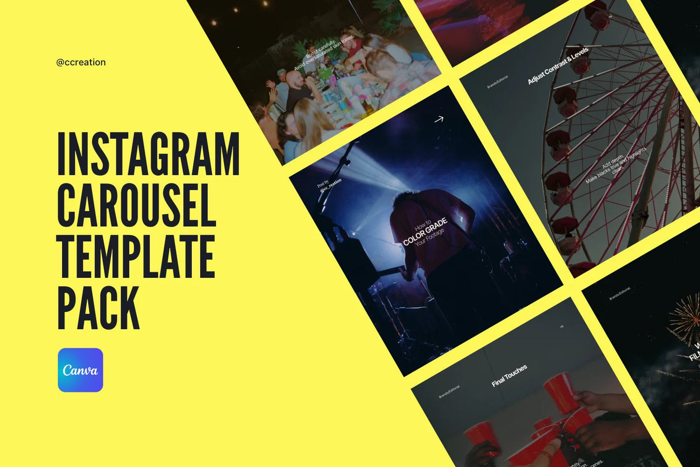 Instagram Carousel Canva Template Bundle – All Collections (Complete Carousel Pack) ccreation.store