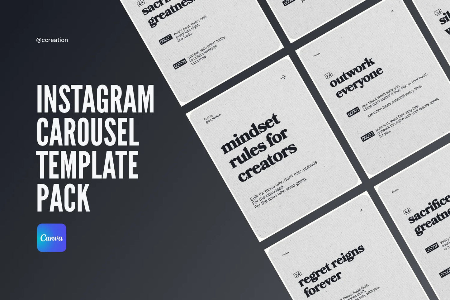 Instagram Carousel Canva Template Bundle – All Collections (Complete Carousel Pack) ccreation.store