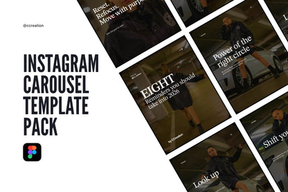 Instagram Carousel Figma Template Bundle – All Collections (Complete Carousel Pack) ccreation.store