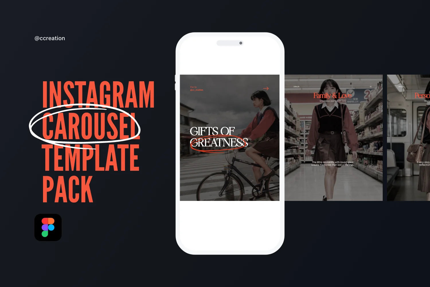 Instagram Carousel Figma Template Bundle – All Collections (Complete Carousel Pack) ccreation.store