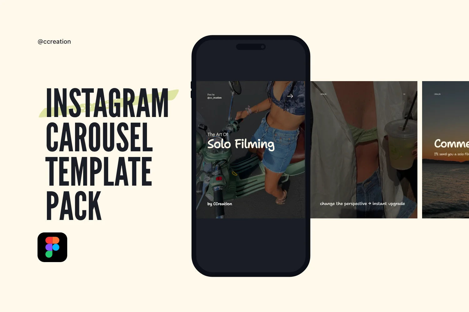 Instagram Carousel Figma Template Bundle – All Collections (Complete Carousel Pack) ccreation.store