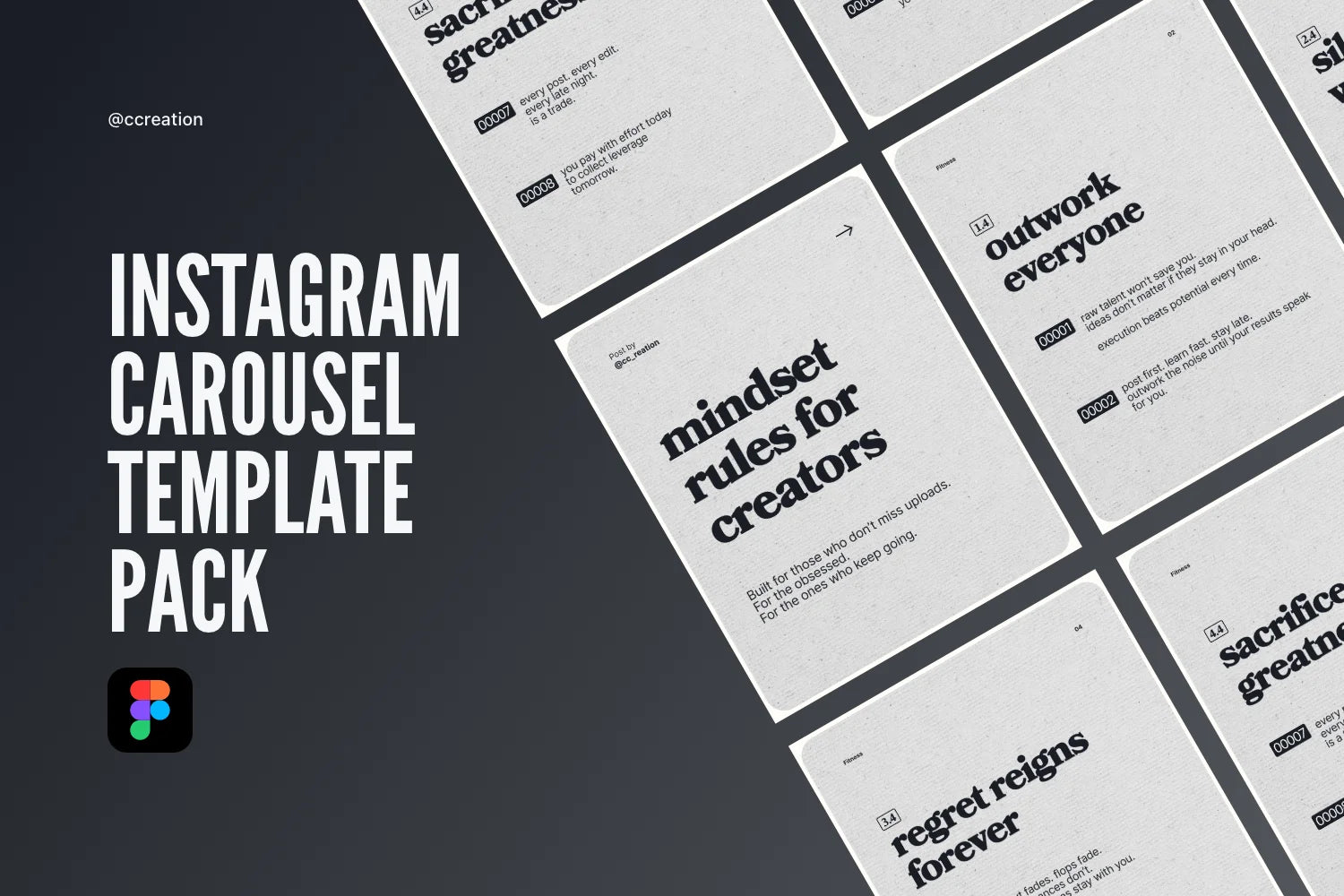Instagram Carousel Figma Template Bundle – All Collections (Complete Carousel Pack) ccreation.store