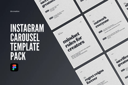 Instagram Carousel Figma Template Bundle – All Collections (Complete Carousel Pack) ccreation.store