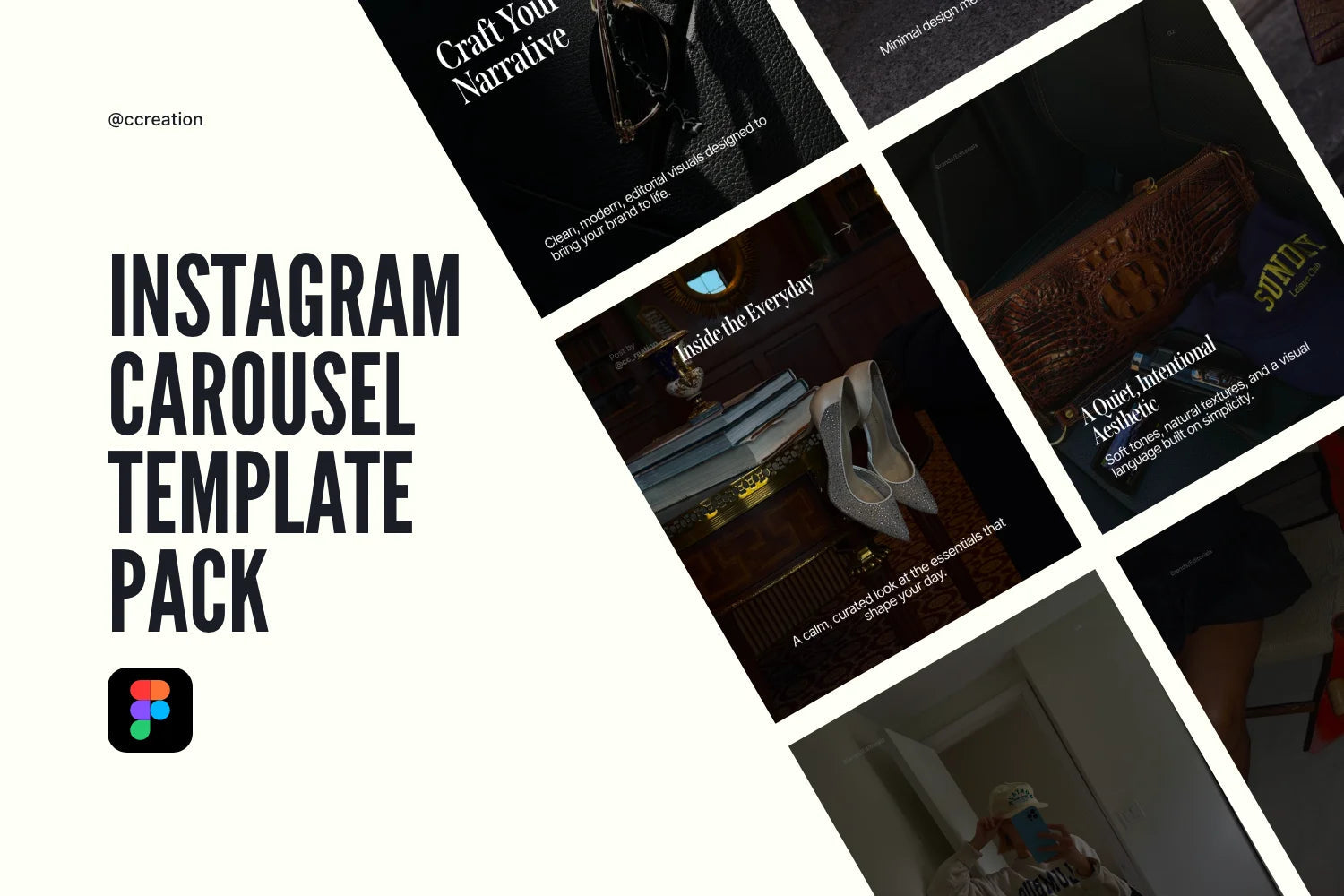 Instagram Carousel Figma Template Bundle – All Collections (Complete Carousel Pack) ccreation.store