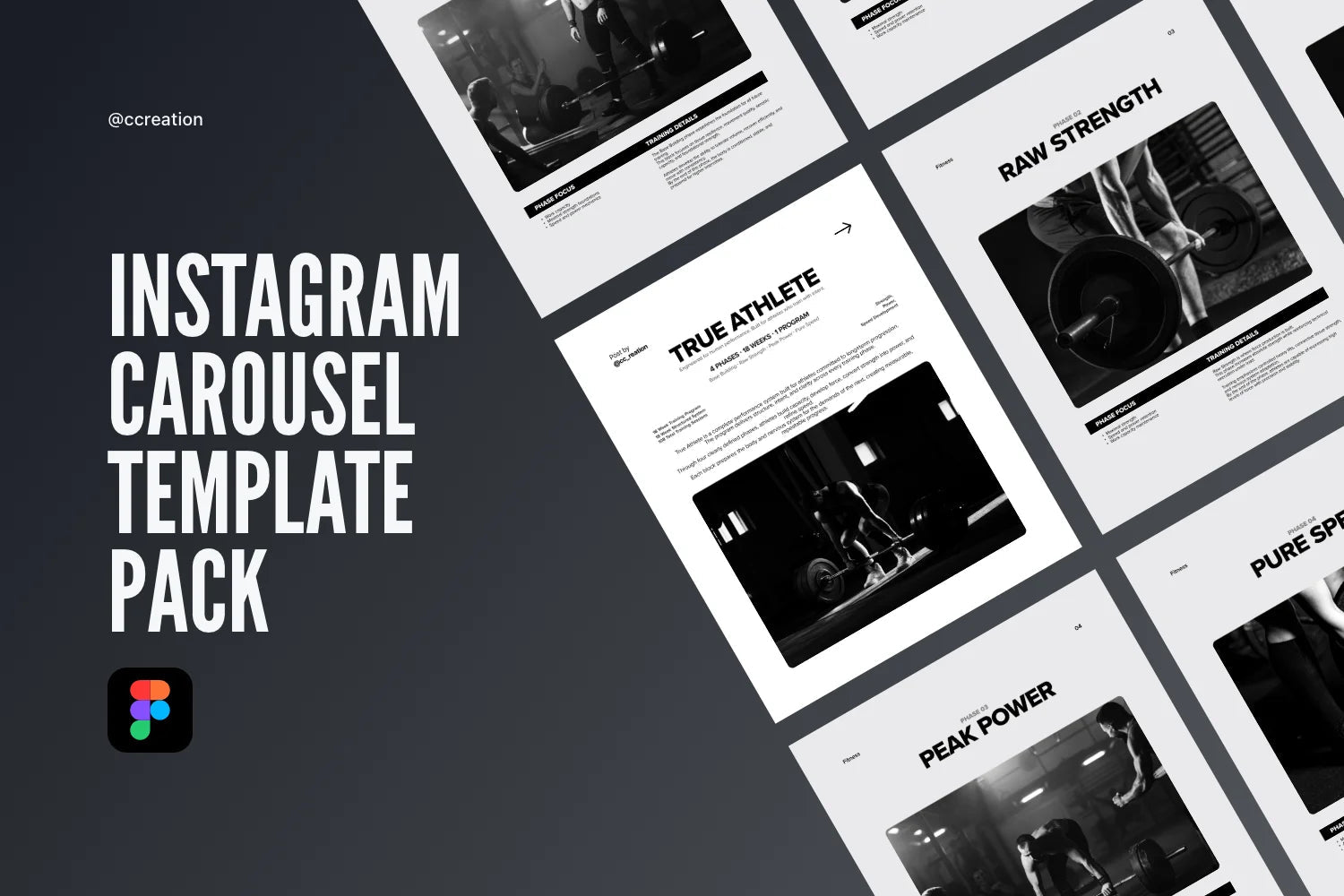 Instagram Carousel Figma Template Bundle – All Collections (Complete Carousel Pack) ccreation.store