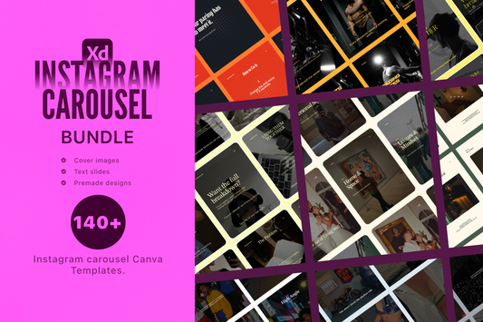 Instagram Carousel Adobe XD Template Bundle – All Collections (Complete Carousel Pack) ccreation.store