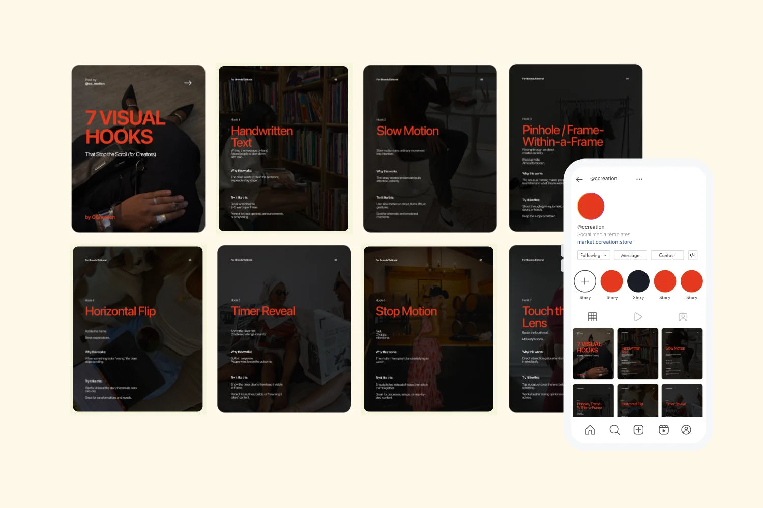 Instagram Carousel Adobe XD Template Bundle – All Collections (Complete Carousel Pack) ccreation.store