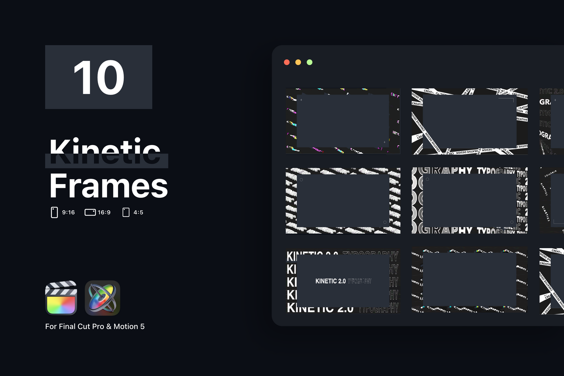Kinetic Frames 2.0 ccreation.store