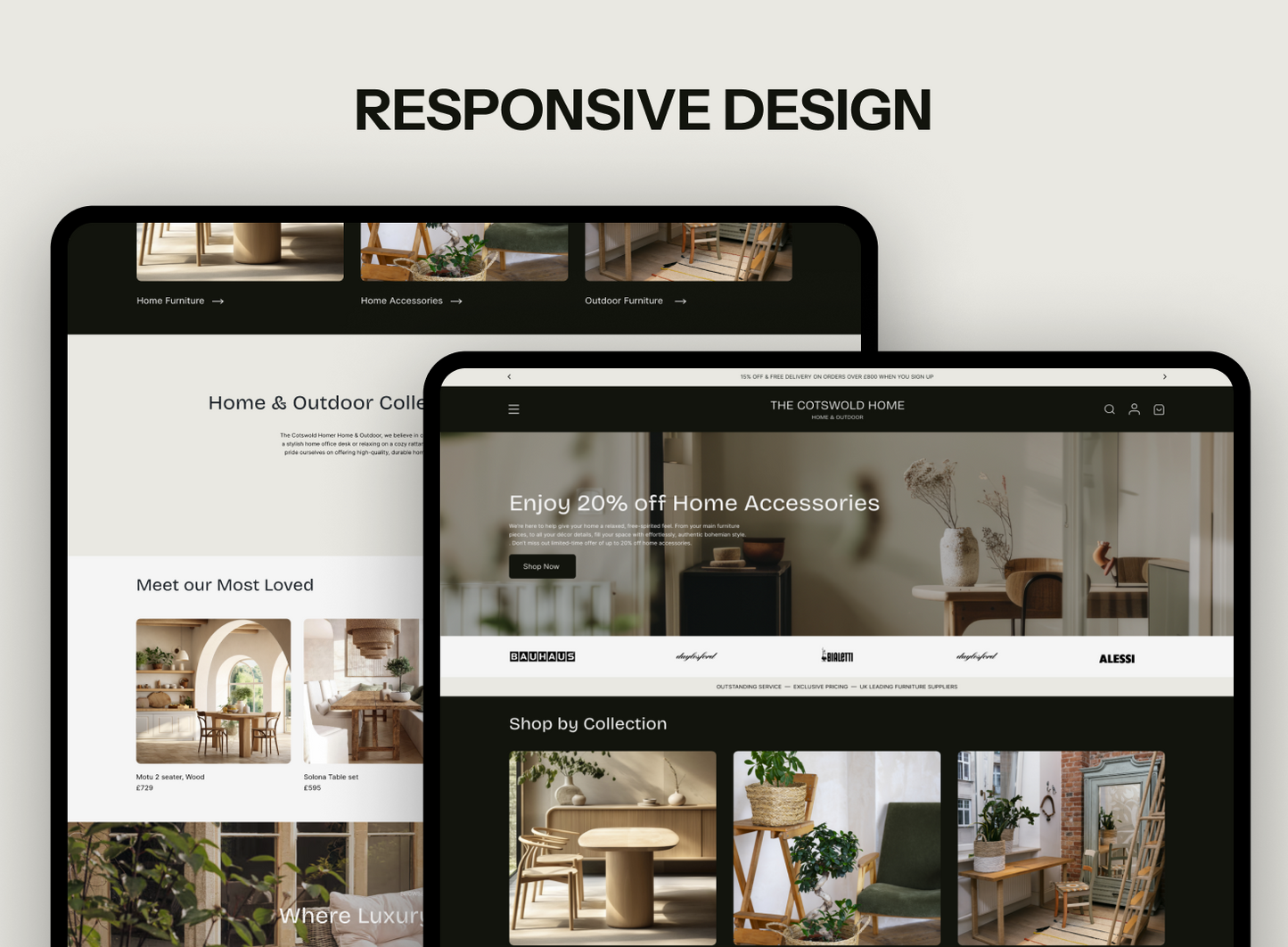 Motu Premium Furniture & Home Decor Shopify Store Responsive Theme Motu