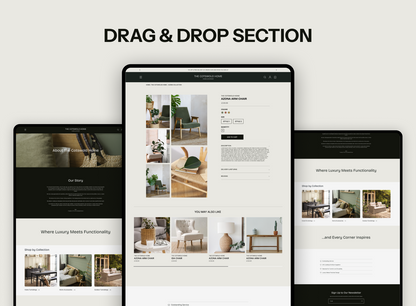 Motu Premium Furniture & Home Decor Shopify Store Responsive Theme Motu