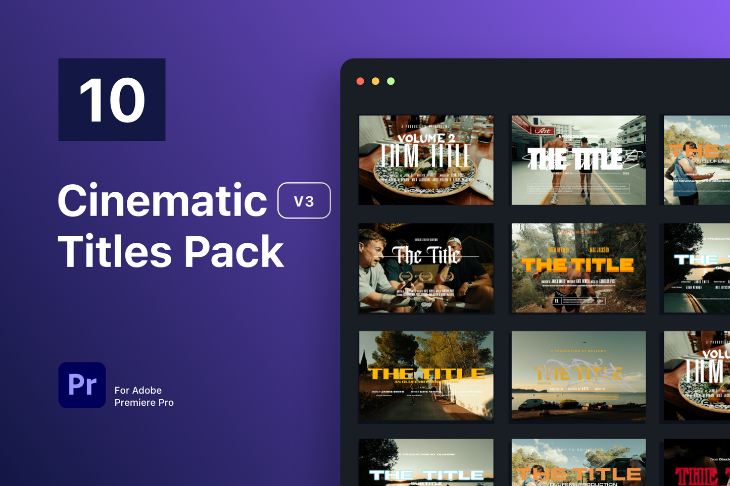 Cinematic Titles Vol 3 Luxury Leaks