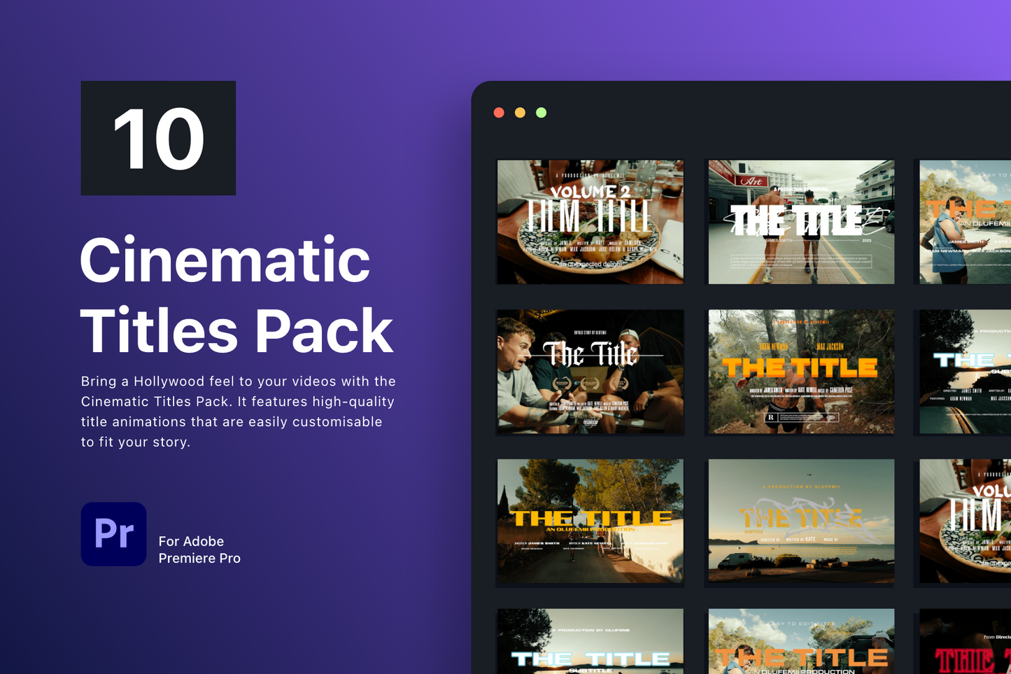 Cinematic Titles Vol 3 Luxury Leaks