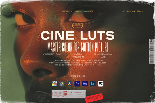 Portrait Luts and Master Color For Motion Picture Lut Pack ccreation.store