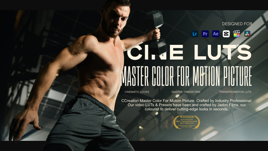 cinematic crossfit LUTs that allow you to quickly and easily achieve a big budget look at a discount price - CCreation.store