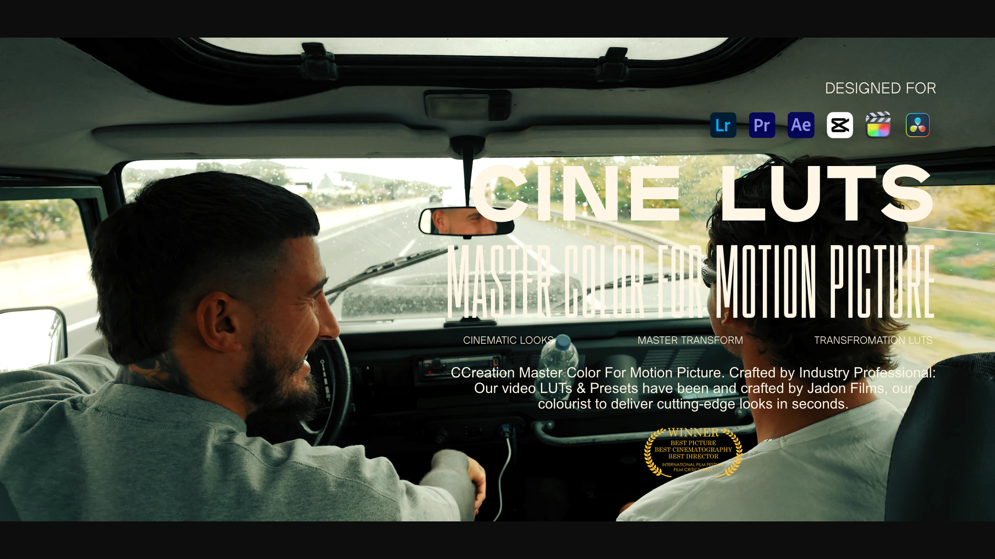 cinematic lifestyle vlog LUTs that allow you to quickly and easily achieve a big budget look at a discount price - CCreation.store