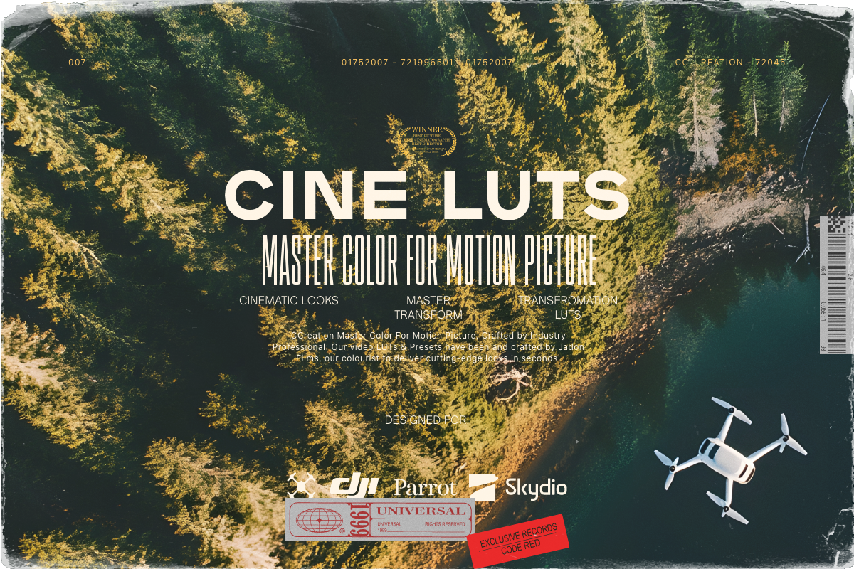 Drone Luts & Master Color For Motion Picture Lut Pack & Lightroom Preset Pack ccreation.store