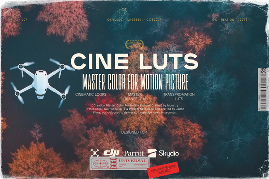 Drone Luts & Master Color For Motion Picture Lut Pack & Lightroom Preset Pack ccreation.store