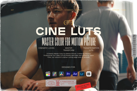 Gym & Fitness Luts and Master Color For Motion Picture Lut Pack ccreation.store