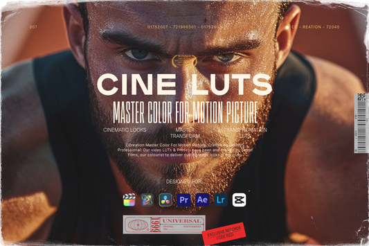 Cinematic Fitness Luts and Master Color For Motion Picture Lut Pack ccreation.store