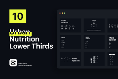 Urban Creator Fitness icons For Capcut ccreation.store