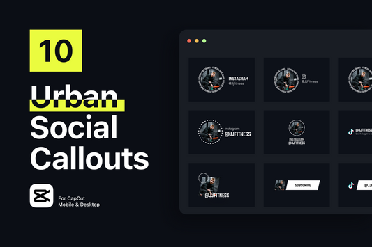 Urban Creator Fitness icons For Capcut ccreation.store