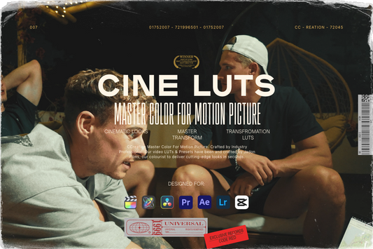 Vlog Luts and Master Color For Motion Picture Lut Pack ccreation.store