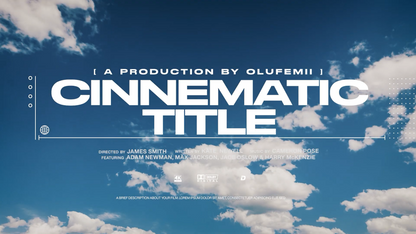 Cinematic Titles Vol 3 Luxury Leaks