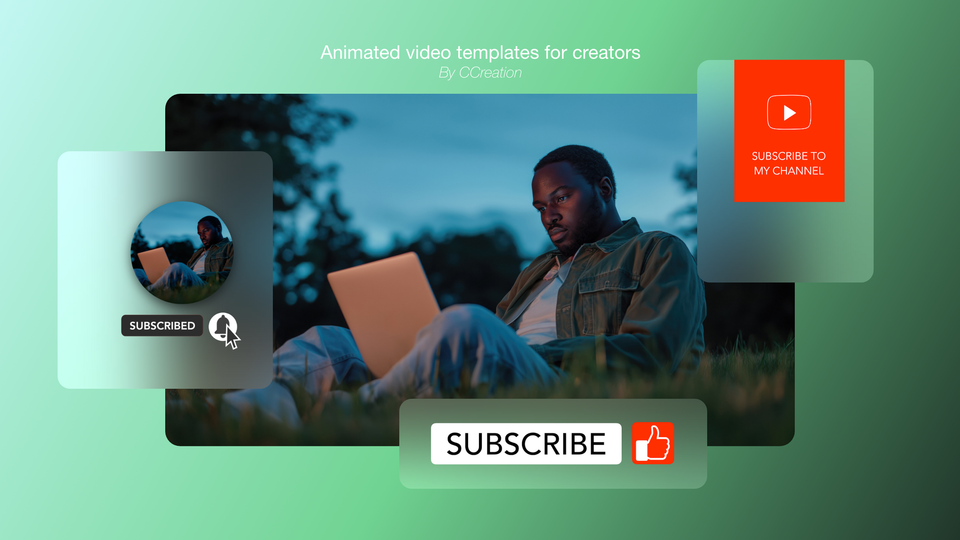 YouTube Buttons and Tags Pack for Capcut ccreation.store