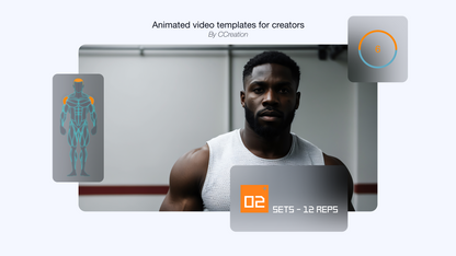 Gym Graphics V2 Mesomorph for CapCut ccreation.store