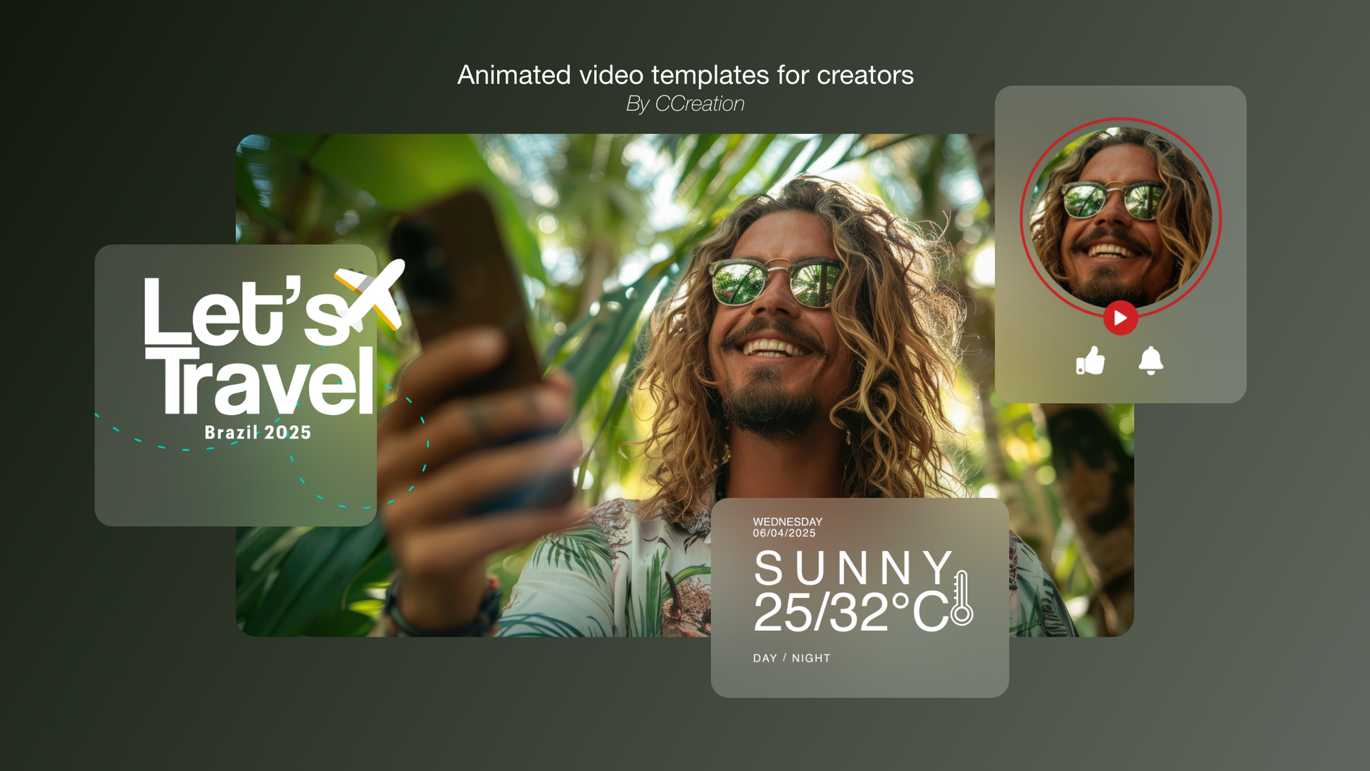 Animated Travel Icon Pack for Capcut ccreation.store