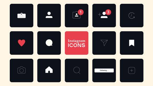 Instagram Animated Icons for CapCut ccreation.store