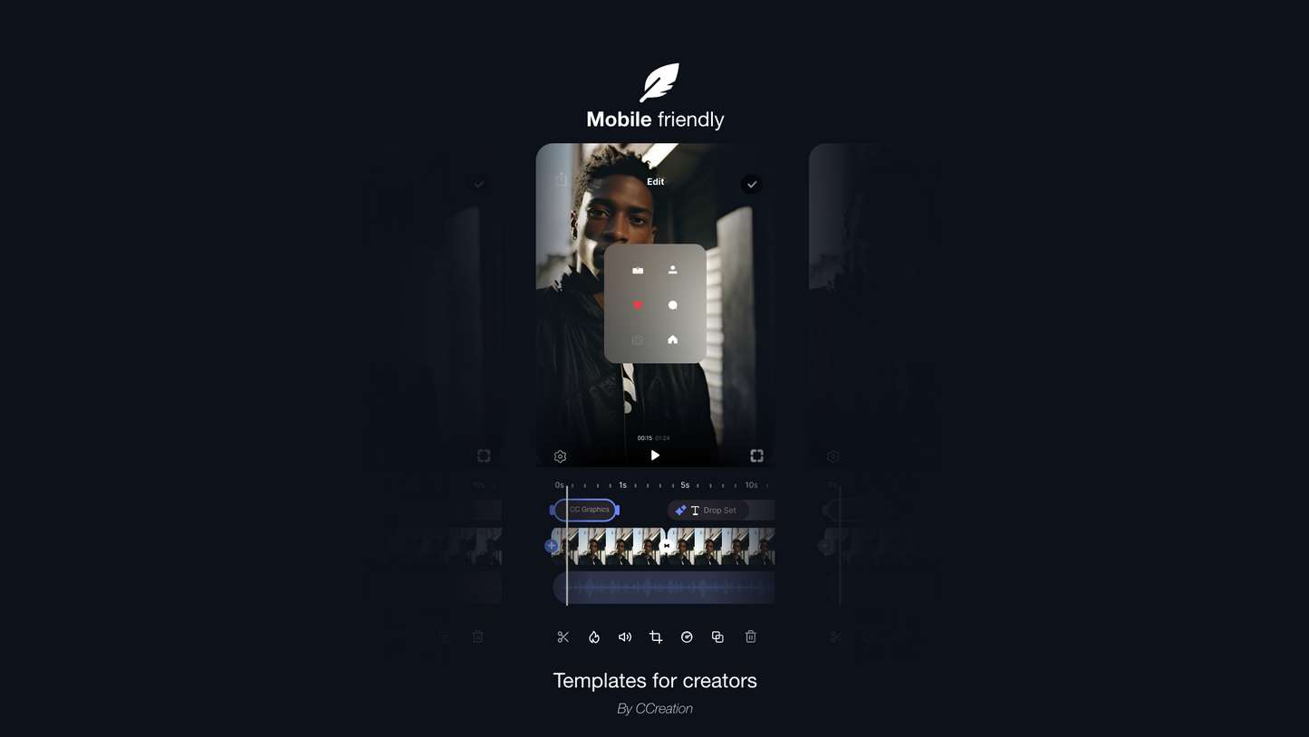 Instagram Animated Icons for CapCut ccreation.store