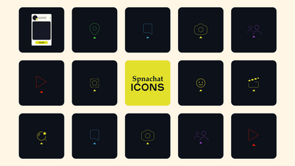 Snapchat Animated Icons for CapCut ccreation.store