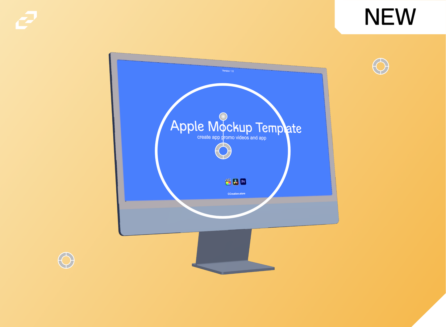 iMac Mockup Video Template